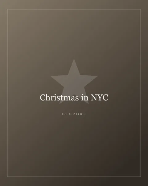 Christmas in NYC transportation